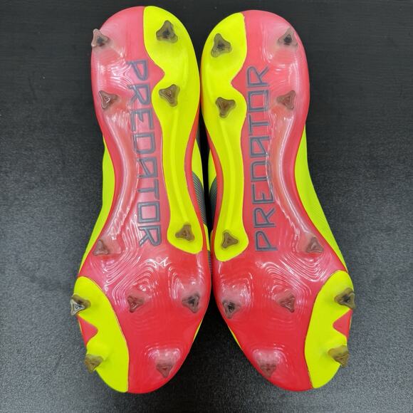 adidas Predator Elite Laceless FG Soccer Cleats Yellow Black Men 9.5 Women 10.5 main image 11